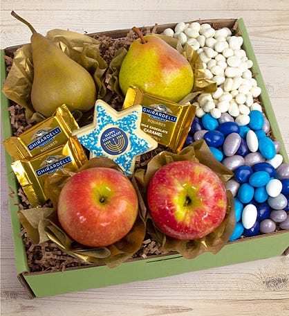 Hanukkah Fruit and Sweets Box